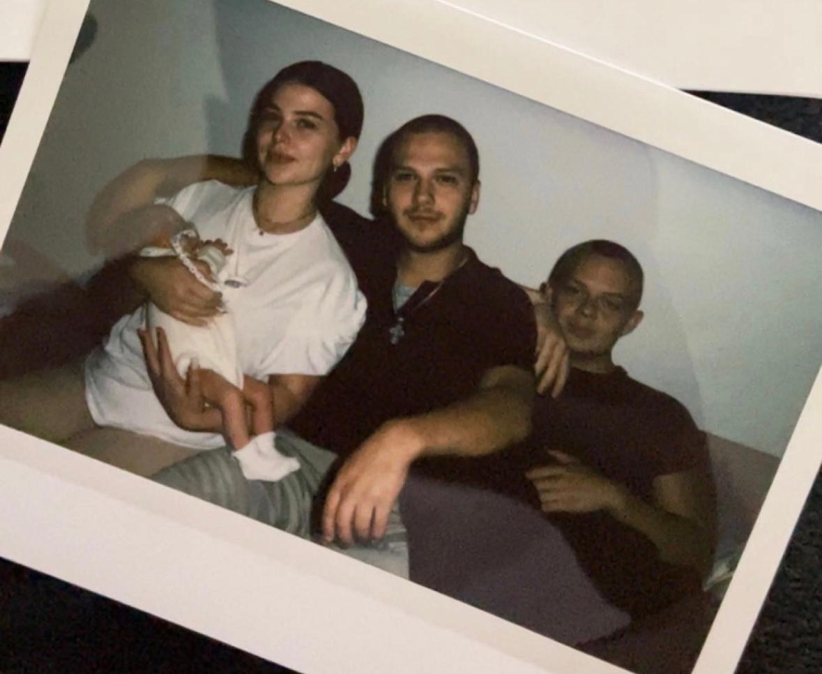 Violetta, Maxim und Edik gemeinsam