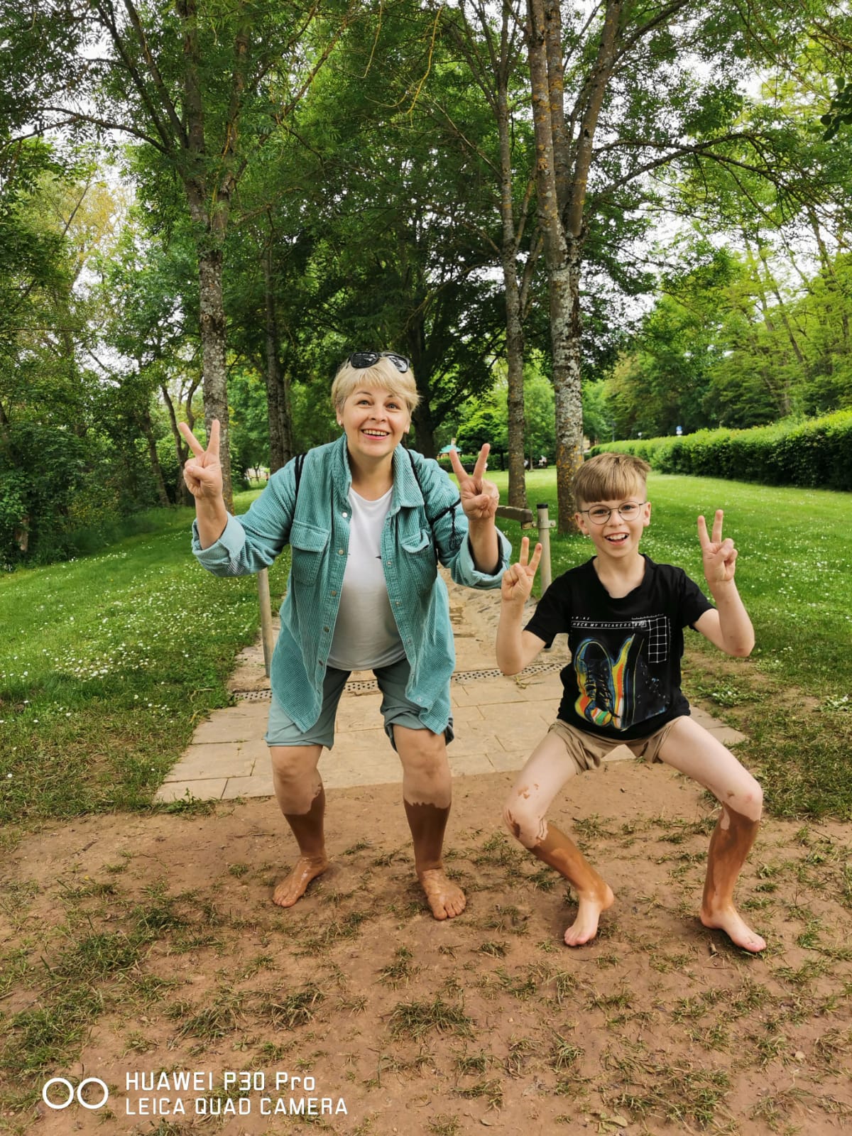 Mama Oxana und unser kleiner Bruder Mischa